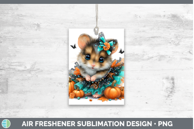 Mouse Air Freshener Farm Halloween Sublimation Car Scent Des
