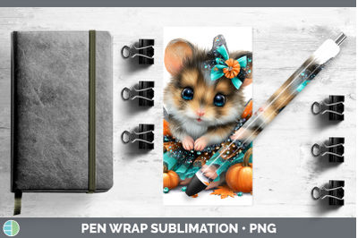 Mouse Pen Wrap Farm Halloween Sublimation Pen Designs