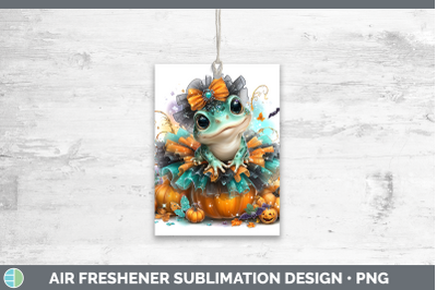 Bullfrog Air Freshener Farm Halloween Sublimation Car Scent
