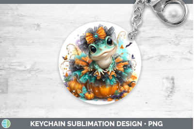 Bullfrog Keychain Farm Halloween Sublimation Keyring Designs