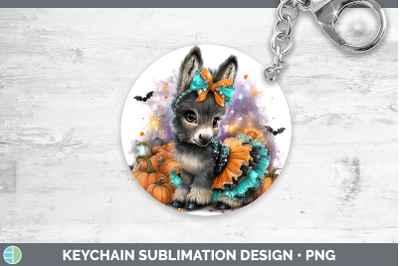 Mule Keychain Farm Halloween Sublimation Keyring Designs