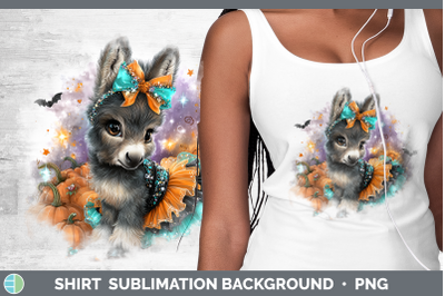 Mule Shirt Farm Halloween Sublimation Background Designs