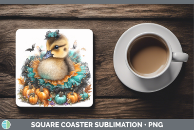 Goose Square Coaster Farm Halloween Sublimation Drink Mat De