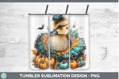 Goose Tumbler Farm Halloween Sublimation 20 oz Skinny Tumble