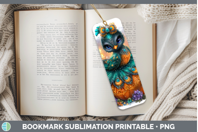 Peacock Bookmark Farm Halloween Sublimation Printable Design