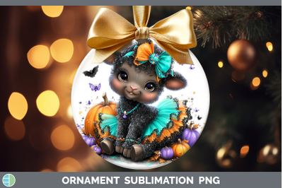 Sheep Ornament Farm Halloween Sublimation Bauble Designs