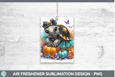 Tortoise Air Freshener Farm Halloween Sublimation Car Scent