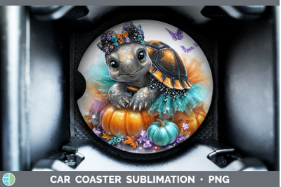 Tortoise Car Coaster Farm Halloween Sublimation Drink Mat De