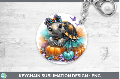 Tortoise Keychain Farm Halloween Sublimation Keyring Designs