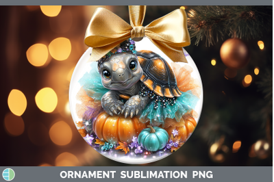 Tortoise Ornament Farm Halloween Sublimation Bauble Designs