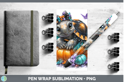 Tortoise Pen Wrap Farm Halloween Sublimation Pen Designs