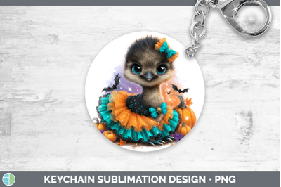 Emu Keychain Farm Halloween Sublimation Keyring Designs