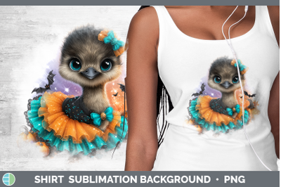 Emu Shirt Farm Halloween Sublimation Background Designs