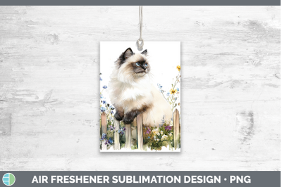 Himalayan Air Freshener Fence Cats Sublimation Car Scent Des