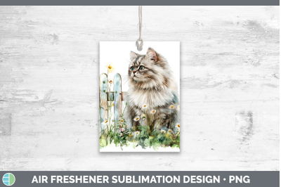 Persian Air Freshener Fence Cats Sublimation Car Scent Desig