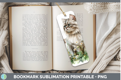 Persian Bookmark Fence Cats Sublimation Printable Designs