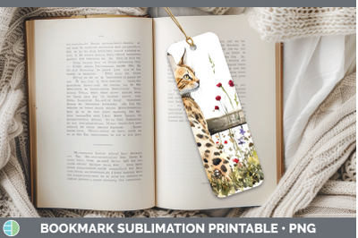 Savannah Bookmark Fence Cats Sublimation Printable Designs