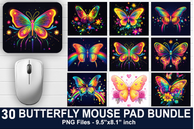 Butterfly Mouse Pad Sublimation Bundle