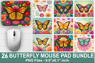 Butterfly Mouse Pad Sublimation Bundle