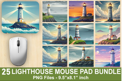 Lighthouse Mouse Pad Bundle