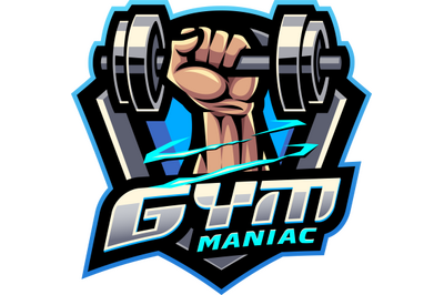Gym maniac esport mascot logo design