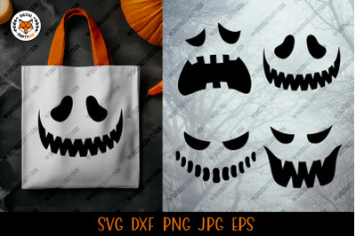 Halloween Pumpkin Face SVG, Pumpkin Face