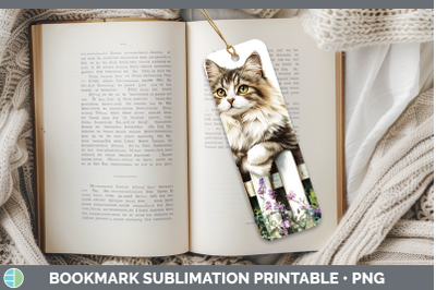 Siberian Bookmark Fence Cats Sublimation Printable Designs