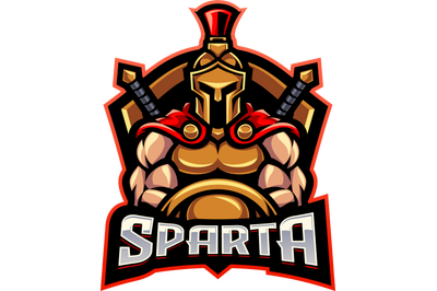 Sparta esport mascot logo design