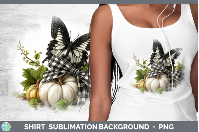 Butterfly Shirt Animals Autumn Pumpkin Sublimation Backgroun