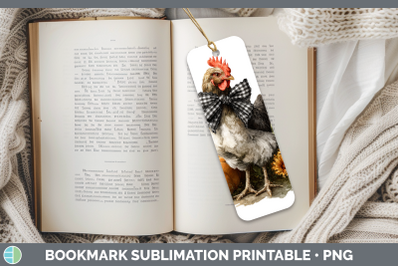 Chicken Bookmark Animals Autumn Pumpkin Sublimation Printabl
