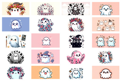 84 cute adorable ghost