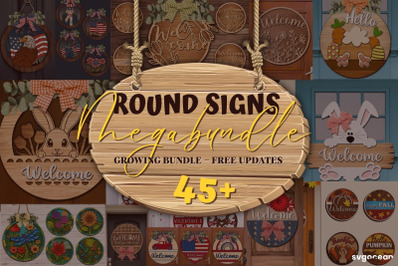 Welcome Sign Laser Cut Megabundle