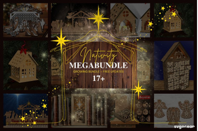 Christmas Decor Laser Cut Megabundle