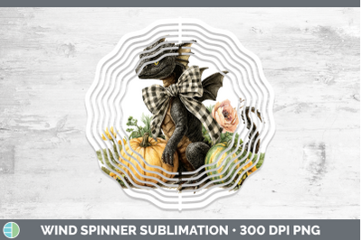 Dragon Wind Spinner Animals Autumn Pumpkin Sublimation Spinn