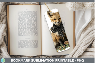 Fox Bookmark Animals Autumn Pumpkin Sublimation Printable De