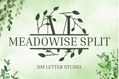 Meadowise Split Monogram