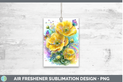 Buttercup Air Freshener Flowers 01 Rainbow Summer Sublimatio