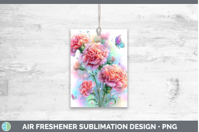 Carnation Air Freshener Flowers 01 Rainbow Summer Sublimatio