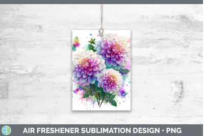 Dahlia Air Freshener Flowers 01 Rainbow Summer Sublimation C