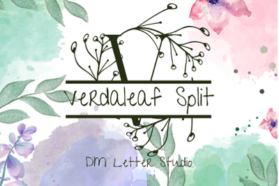 Verdaleaf Split Monogram