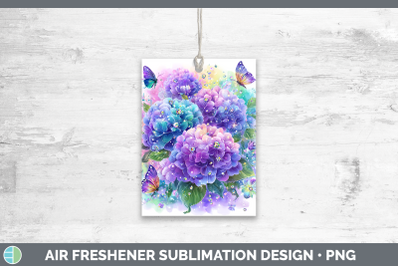 Hydrangea Air Freshener Flowers 01 Rainbow Summer Sublimatio