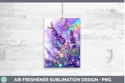 Lavender Air Freshener Flowers 01 Rainbow Summer Sublimation