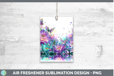 Lotus Air Freshener Flowers 01 Rainbow Summer Sublimation Ca
