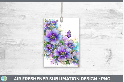 Periwinkle Air Freshener Flowers 01 Rainbow Summer Sublimati