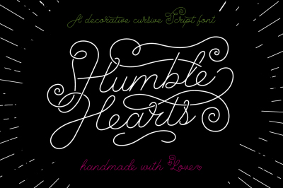 Humble Hearts Script Font