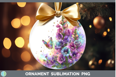 Snapdragon Ornament Flowers 01 Rainbow Summer Sublimation Ba