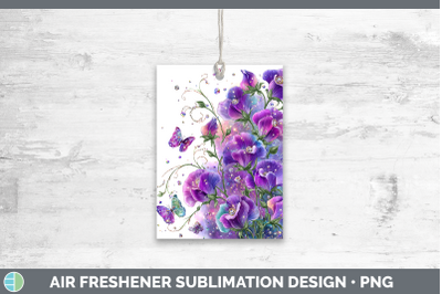 Sweet Pea Air Freshener Flowers 01 Rainbow Summer Sublimatio