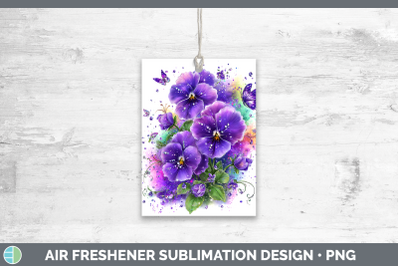 Violet Air Freshener Flowers 01 Rainbow Summer Sublimation C