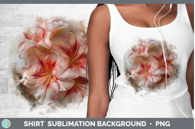 Azalea Shirt 3D Agate Flowers Sublimation Background Designs