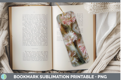 Gladiolus Bookmark 3D Agate Flowers Sublimation Printable De